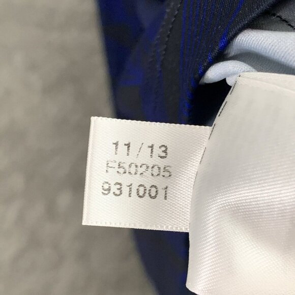 Adidas Jersey Mens Medium Blue HZO #3 United Club Soccer Football V-Neck Stretch - Picture 10 of 12